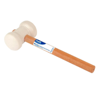 Martelo Borracha Pratik 60mm Branco - Embalagem com 6 Unidades