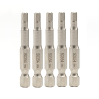 Ponta Sata Bits Hexagonal 5X50mm SM - Embalagem com 5 Unidades