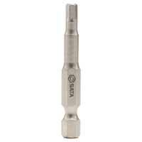 Ponta Bits Hexagonal Sata 1/4P 6mmx50mm SM - Embalagem com 5 Unidades