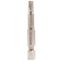 Ponta Bits Torx Sata 1/4P T10x50mm SM - Embalagem com 5 Unidades
