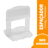 Espaçador Nivelador Cortag Tradicional 1mm Balde 900 Peças