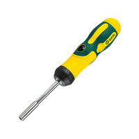 Chave Reta Flexível Sata com Pontas Fenda e Phillips Intercambiáveis - 7 Peças