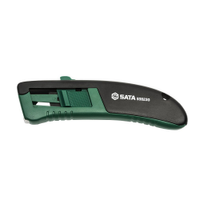 Estilete de Segurança Sata Reforçado Auto-Retrátil Trapezoidal ST93623G Blister