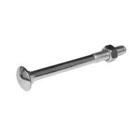 Parafuso Frances Jomarca Unc Com Porca 1/4X2.1/4 Zincado - Embalagem com 200 Unidades