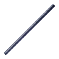 Barra Roscada UNC Multibarras Polido 3/16X1m - Embalagem com 30 Unidades