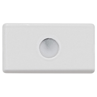Módulo Tampa Tramontina Liz com 1 Furo 9.5mm Branco