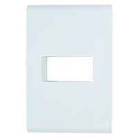 Placa Liz Tramontina 1 Módulo Horizontal 4x2 Branca