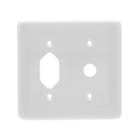 Placa Ilumi Stylus para Saída de Fio + Tomada Fixa 4x4