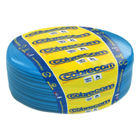 Cabo Rígido Cobrecom 7 Pernas 6mmx100m Rolo 750V Azul