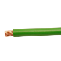 Cabo Antichama Cobrecom Rígido Sólido 7 Pernas 750V 16mmx100m Verde