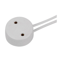 Tomada para Lâmpada Fluorescente 1620 com Rabicho 2A 250V - Embalagem com 50 Unidades - Ilumi