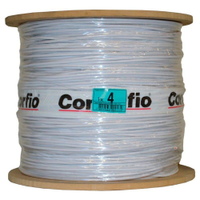 Cabo Flexível Corfio 4mmx600m Bobina 750V Branco
