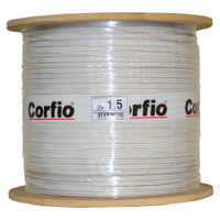 Cordão Paralelo Corfio 2x2,50mmx400m Bobina Branco