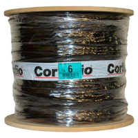 Cabo Rigido 7 Pernas Hepr Corfio 6mmx100m Rolo 1KV Preto