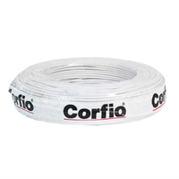 Cabo Flexível Corfio 16mmx100m Rolo 750V Branco