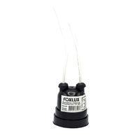 Soquete Foxlux Pendente com Rabicho Nylon Preto - Embalagem com 50 Unidades