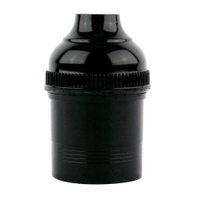Soquete Foxlux sem Chave Baquelite Preto - Embalagem com 50 Unidades