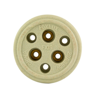 Tomada Foxlux Polarizada de Porcelana 3P 20A Fx19 - Embalagem com 10 Unidades