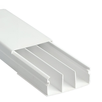 Canaleta Ilumi Fita Branca Com Divisória 40x16x2000mm - Embalagem c/ 10 unidades
