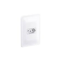 Tomada Pial Zeffia 2P + T 20A 250V Com Placa Branca