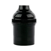 Soquete Foxlux Pendente sem Chave Baquelite Preto - Embalagem com 50 Unidades