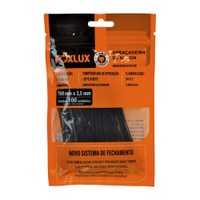 Abraçadeira Nylon Nove54 100mmx2,5mm Preto - Embalagem 100 Unidades
