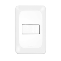 Interruptor Pial Pop 1 Tecla Paralelo com Placa 4X2