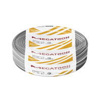 Cabo Flexível Megatron 1,5mm x 100m, Rolo 750V, Cinza
