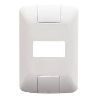 Placa Aria Tramontina 4x2 1 Módulo Horizontal Branco