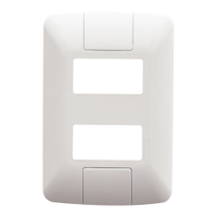 Placa Aria Tramontina 4x2 2 Módulos Separados Branco