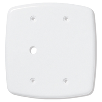 Placa Cega Ideale Pluzie 4x4 Com Saída De Fio Branca