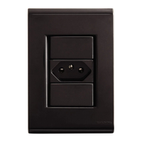Tomada Liz Tramontina 2p+T 10A Com Placa 4x2 Grafite