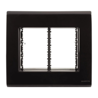 Placa Liz Tramontina 3 Modulos 4X4 Grafite