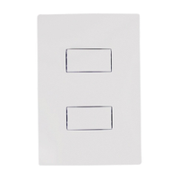 Interruptor Ilumi I9 2 Teclas Simples + Placa de 10A/250V