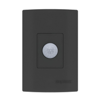 Sensor De Presença Qualitronix QI2MP - De Embutir, Parede 180 Graus, Preto, Bivolt