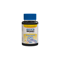 Tinta PVA para Artesanato Tekbond Super Color Preto 100ml - Embalagem com 6 Unidades