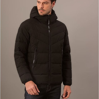 Jaqueta Masculina Matelassê Camuflada Calvin Klein - Preto Jaqueta Masculina Matelassê Camuflada Calvin Klein Preto Gg