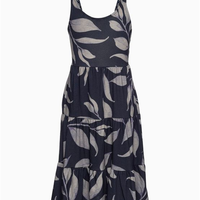 Vestido Menina Com Lastex Estampada - Marinho Vestido Menina Com Lastex Estampada Marinho 6
