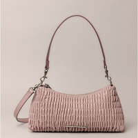 Bolsa Média Feminina Drapeada Calvin Klein - Caqui Medio Bolsa Média Feminina Drapeada Calvin Klein Caqui Medio u