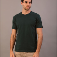 T- Shirt Manga Curta Meia Malha - Verde Médio T- Shirt Manga Curta Meia Malha Verde Médio p