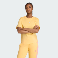 Camiseta Essentials de Algodão com Logotipo Pequeno. Mulher adidas