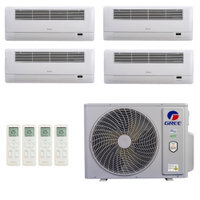 Ar-Condicionado Multi Split Inverter R-32 Gree 36.000 (4x Evap Cassete 1 Via 9.000) Quente/Frio 220V
