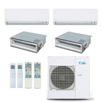 Ar-Condicionado Multi Split Inverter Daikin 38.000 BTUs (2x Evap HW 9.000 + 2x Evap Duto 18.000) Quente/Frio 220V