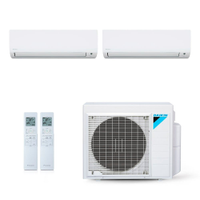 Ar-Condicionado Multi Split Inverter Daikin 24.000 BTUs (1x Evap HW 9.000 + 1x Evap HW 18.000) Quente/Frio 220V
