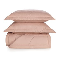 Colcha King Trussardi 2 Porta Travesseiros 300 Fios Percal 100% Algodão Palazzi Rosa Perla