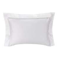 Fronha Trussardi 300 Fios Cetim 100% Algodão Egípcio Marconi Branco