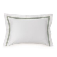 Fronha Trussardi 300 Fios Cetim 100% Algodão Egípcio Vercelli Pistacchio
