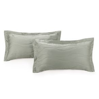 Porta Travesseiro King Trussardi 300 Fios Cetim 100% Algodão Egípcio Novara Pistacchio