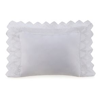 Fronha Padrão 100% Algodão Egípcio Riviera Branco