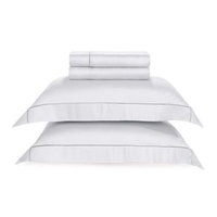 Jogo de Cama King 300 fios 100% Bambu Girelli Branco/Platino